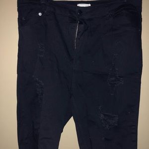 Black Bermuda shorts